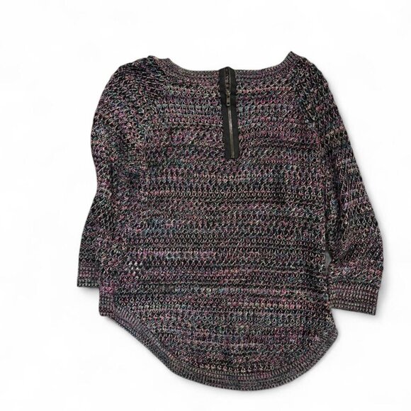 🌈 Rainbow Knit Sweater – L (Made in USA) 🌈 - Picture 3 of 7